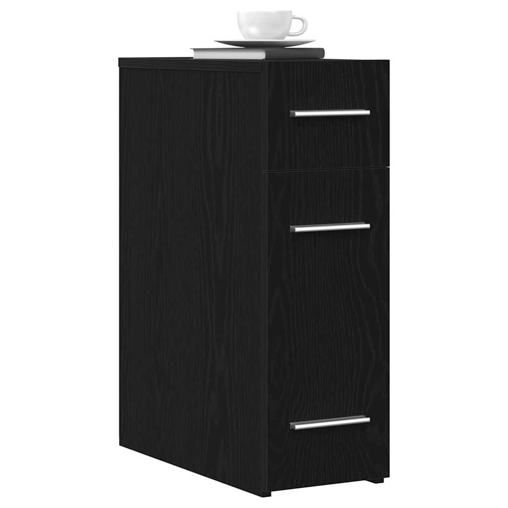 vidaXL Skrzynka Apteczna Czarny Dąb 20 x 45,5 x 60 cm