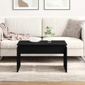 vidaXL Stolik kawowy Czarny Dąb 68 x 50 x 38 cm