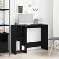vidaXL Biurko Czarny Dąb 102,5 x 35 x 75 cm Materiał drewnopochodny