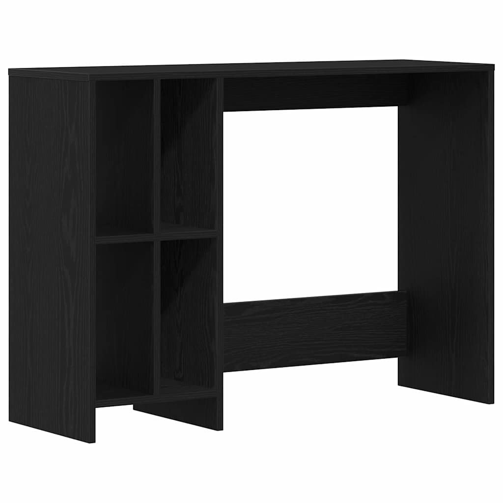 vidaXL Biurko Czarny Dąb 102,5 x 35 x 75 cm Materiał drewnopochodny
