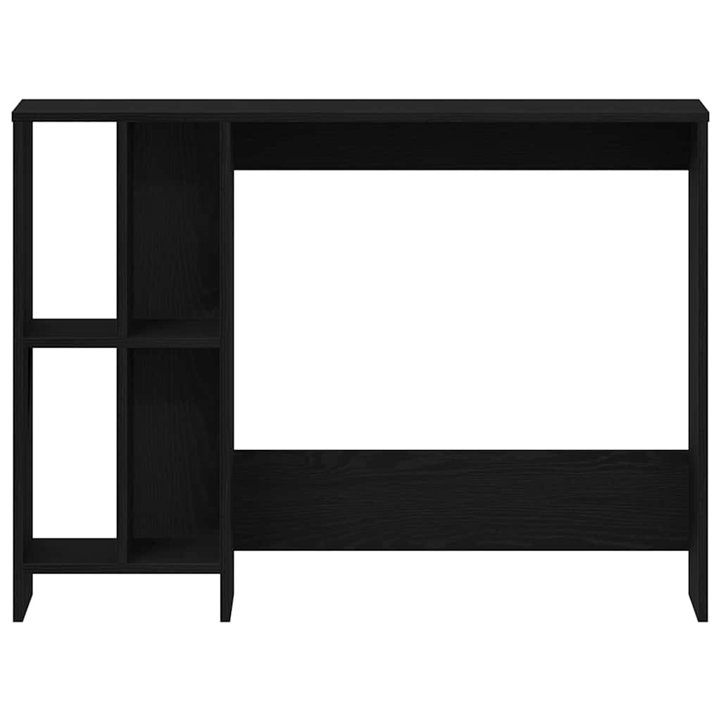 vidaXL Biurko Czarny Dąb 102,5 x 35 x 75 cm Materiał drewnopochodny