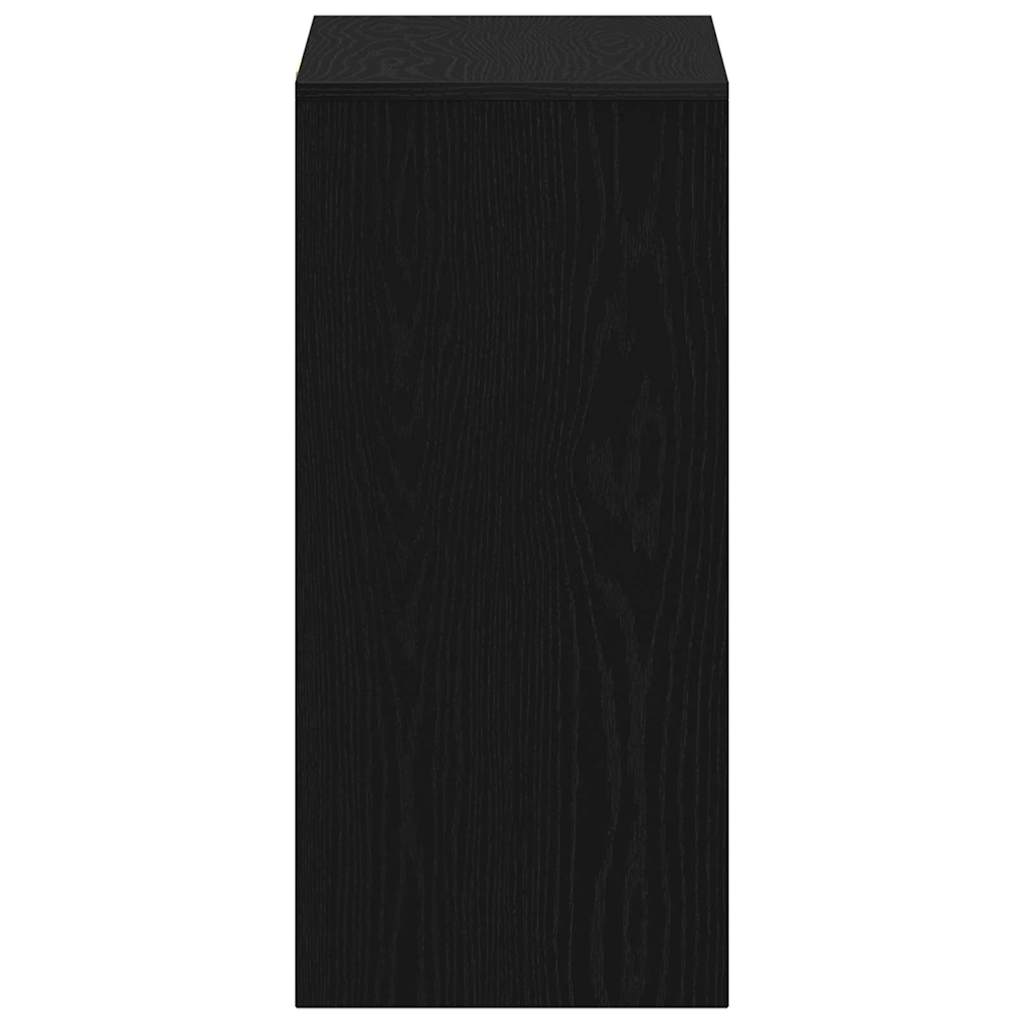 vidaXL Biurko Czarny Dąb 102,5 x 35 x 75 cm Materiał drewnopochodny