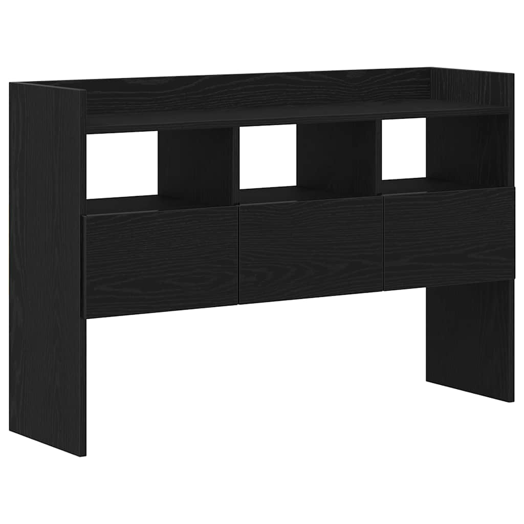 vidaXL Bufet Czarny Dąb 105 x 30 x 70 cm Materiał drewnopochodny