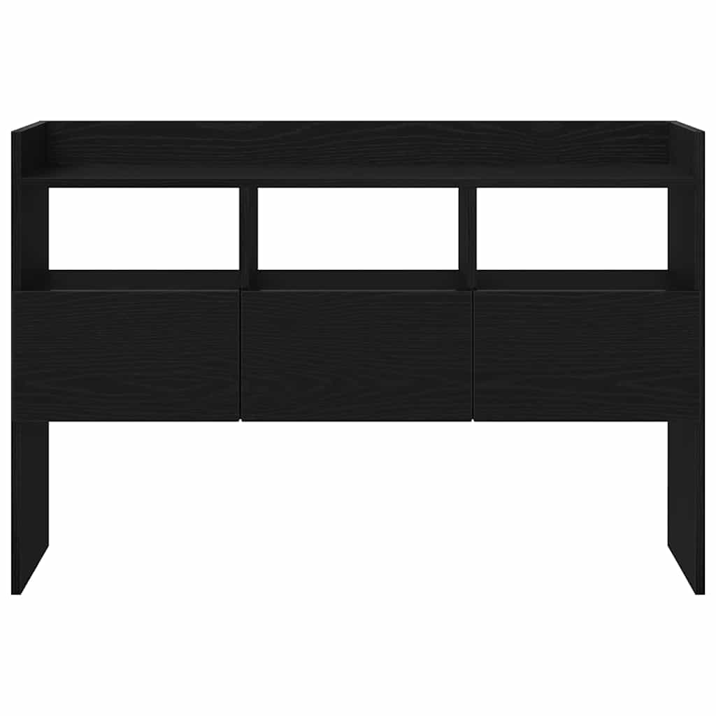 vidaXL Bufet Czarny Dąb 105 x 30 x 70 cm Materiał drewnopochodny