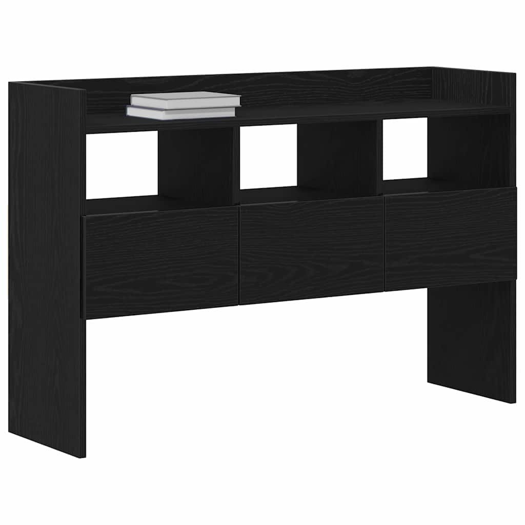 vidaXL Bufet Czarny Dąb 105 x 30 x 70 cm Materiał drewnopochodny