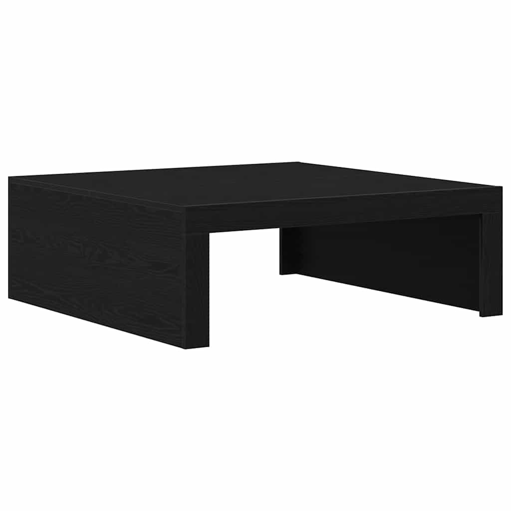vidaXL Stolik kawowy Czarny Dąb 100 x 100 x 35 cm