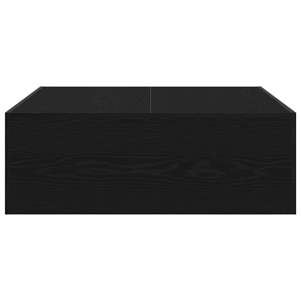 vidaXL Stolik kawowy Czarny Dąb 100 x 100 x 35 cm