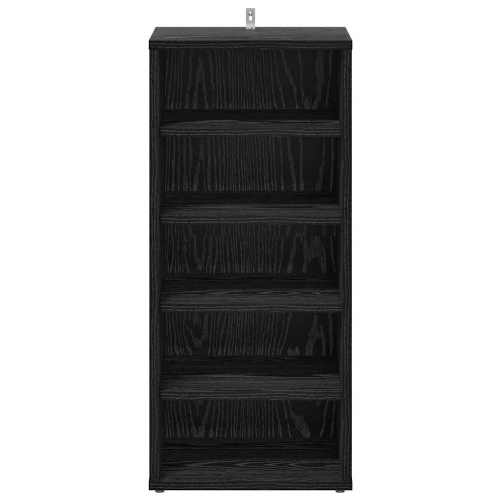 vidaXL Szafka na buty z półką 2 pcs Czarny Dąb 32 x 35 x 70 cm