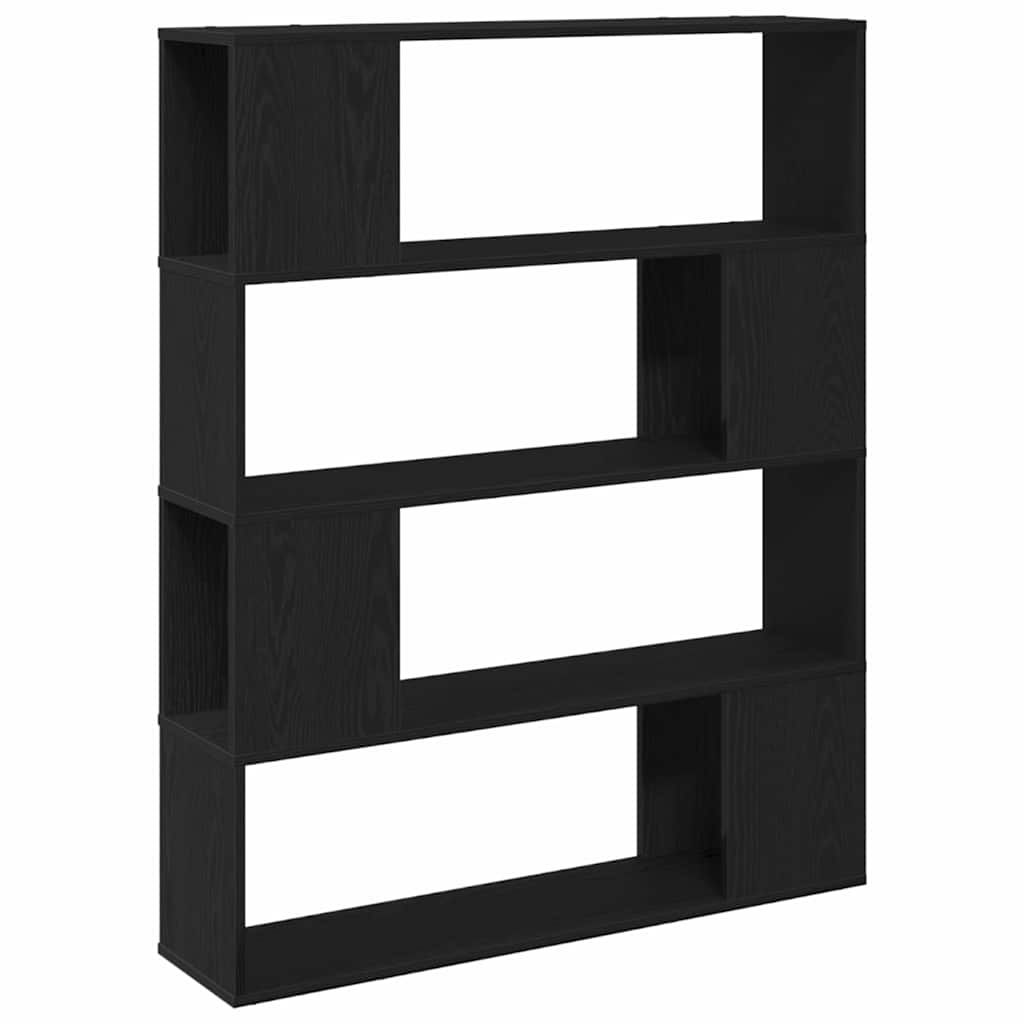 vidaXL Zestaw szafek RTV Czarny Dąb 100 x 24 x 124,5 cm