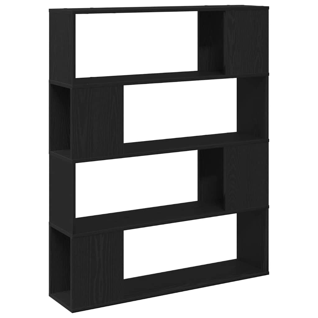vidaXL Zestaw szafek RTV Czarny Dąb 100 x 24 x 124,5 cm