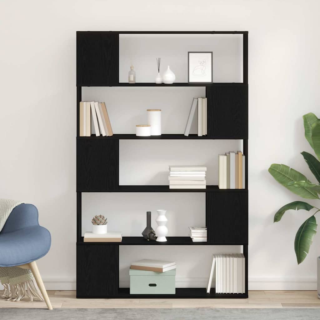 vidaXL Zestaw szafek RTV Czarny Dąb 100 x 24 x 155 cm