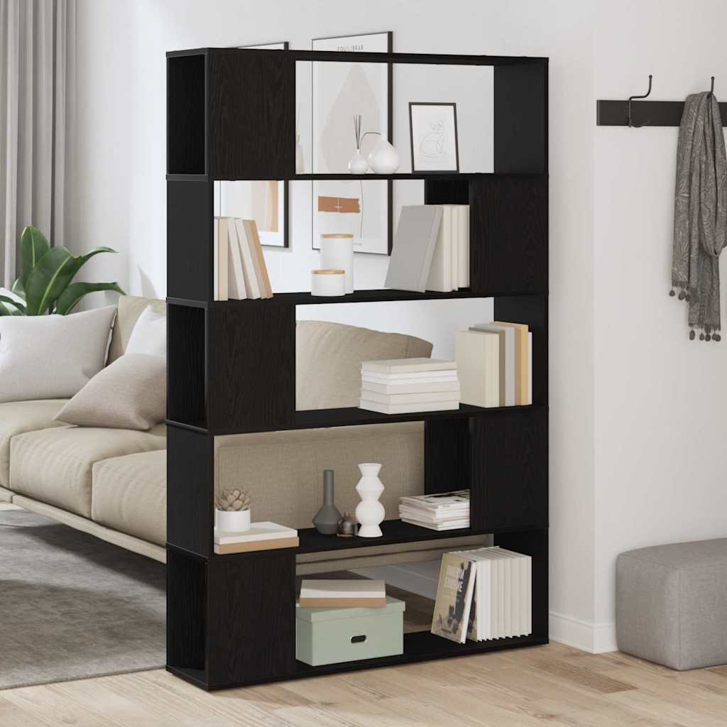 vidaXL Zestaw szafek RTV Czarny Dąb 100 x 24 x 155 cm