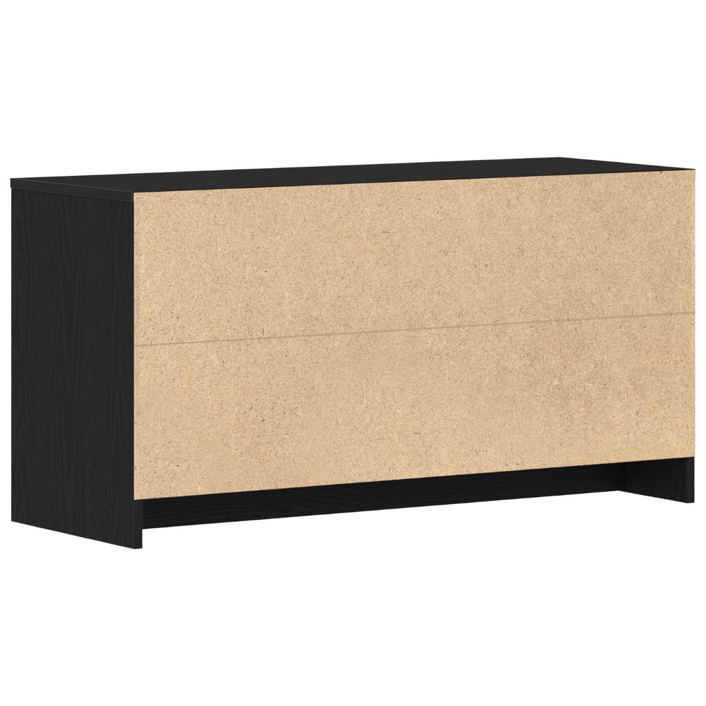 vidaXL Szafka pod telewizor Czarny Dąb 102 x 37,5 x 52,5 cm