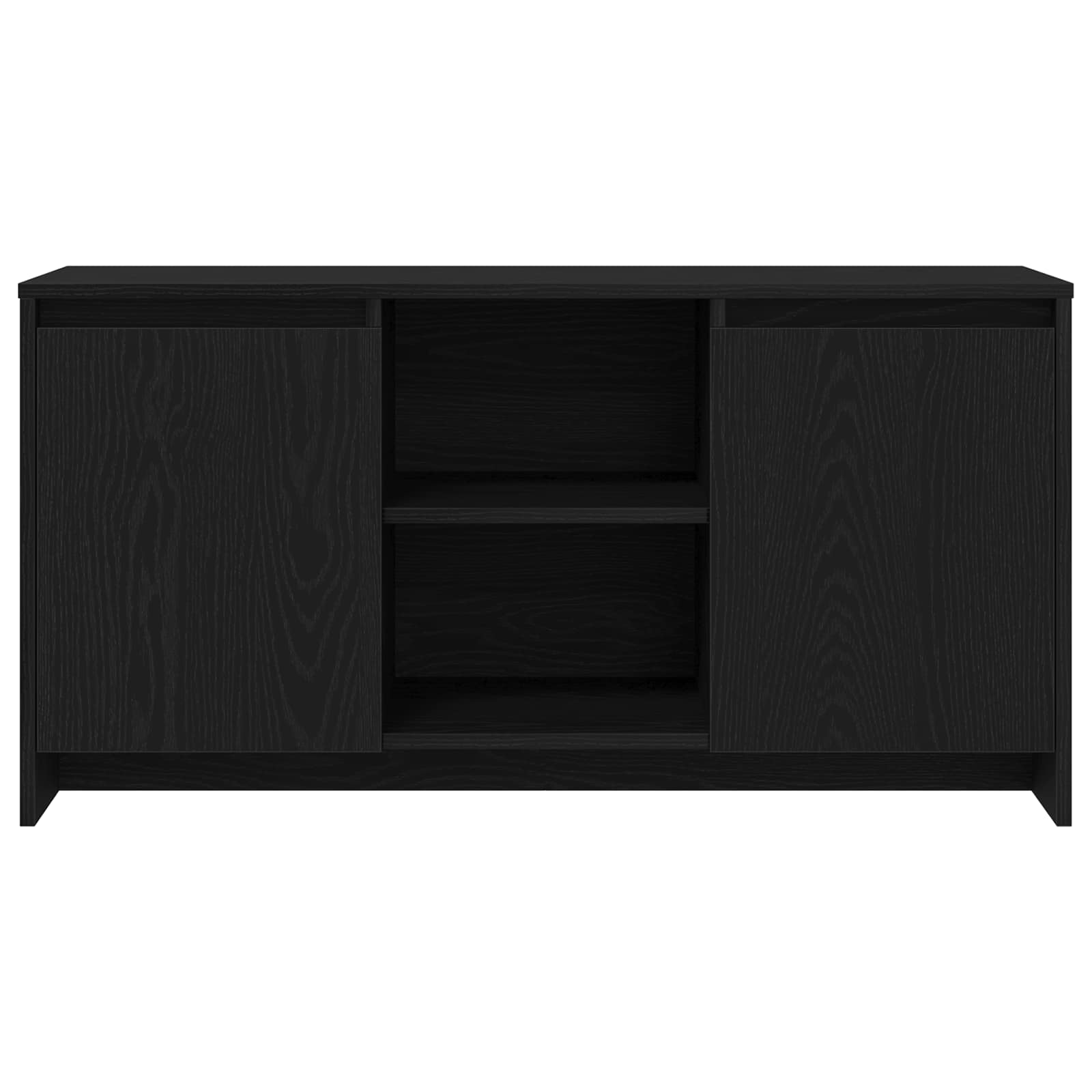 vidaXL Szafka pod telewizor Czarny Dąb 102 x 37,5 x 52,5 cm