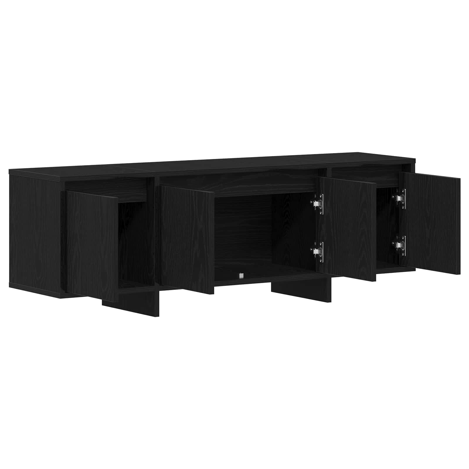 vidaXL Szafka pod telewizor Czarny Dąb 120 x 30 x 40,5 cm