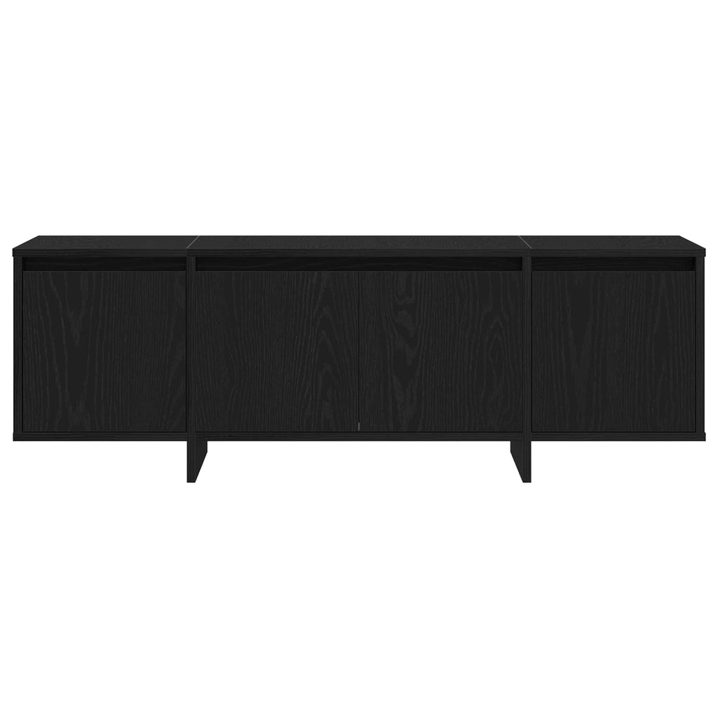 vidaXL Szafka pod telewizor Czarny Dąb 120 x 30 x 40,5 cm