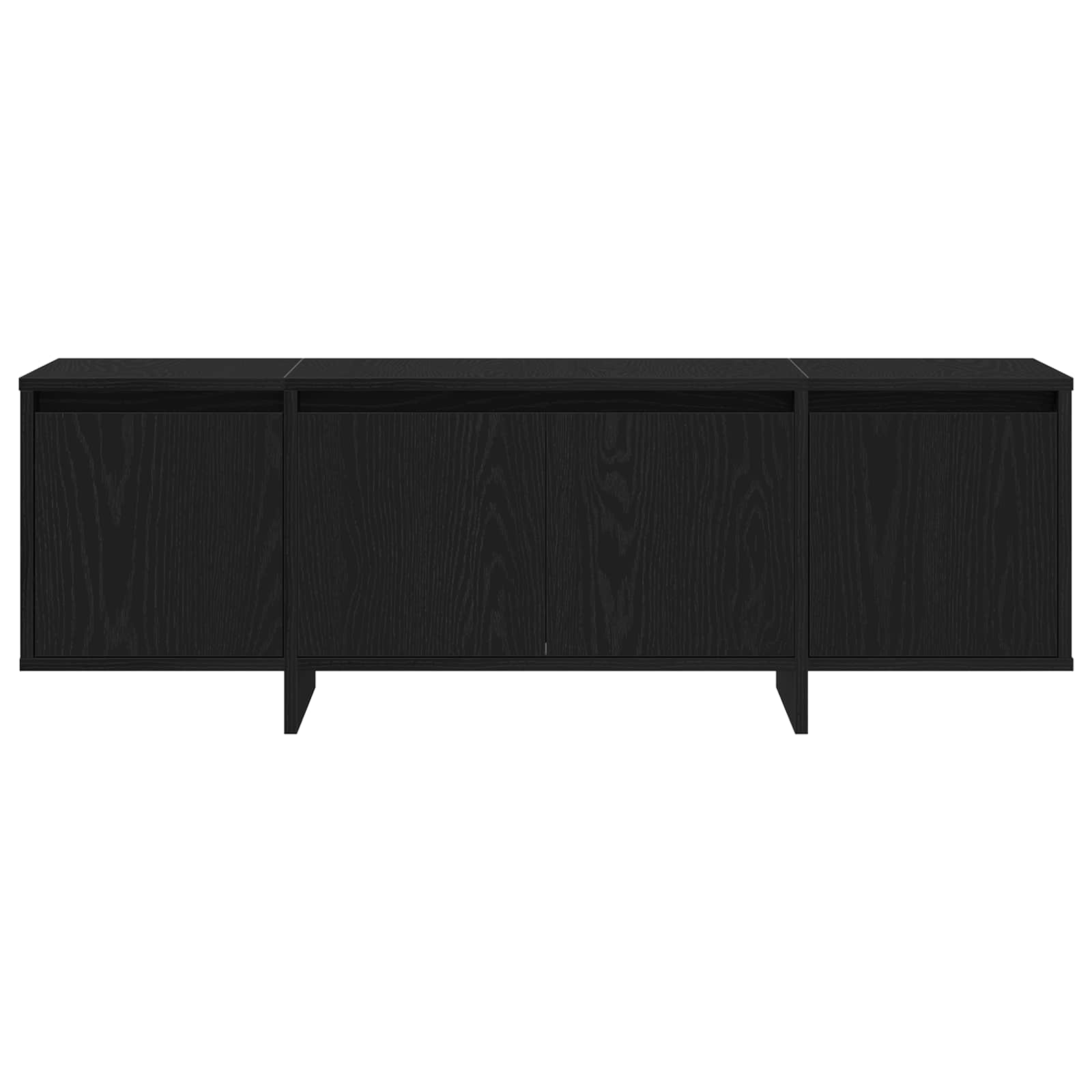vidaXL Szafka pod telewizor Czarny Dąb 120 x 30 x 40,5 cm