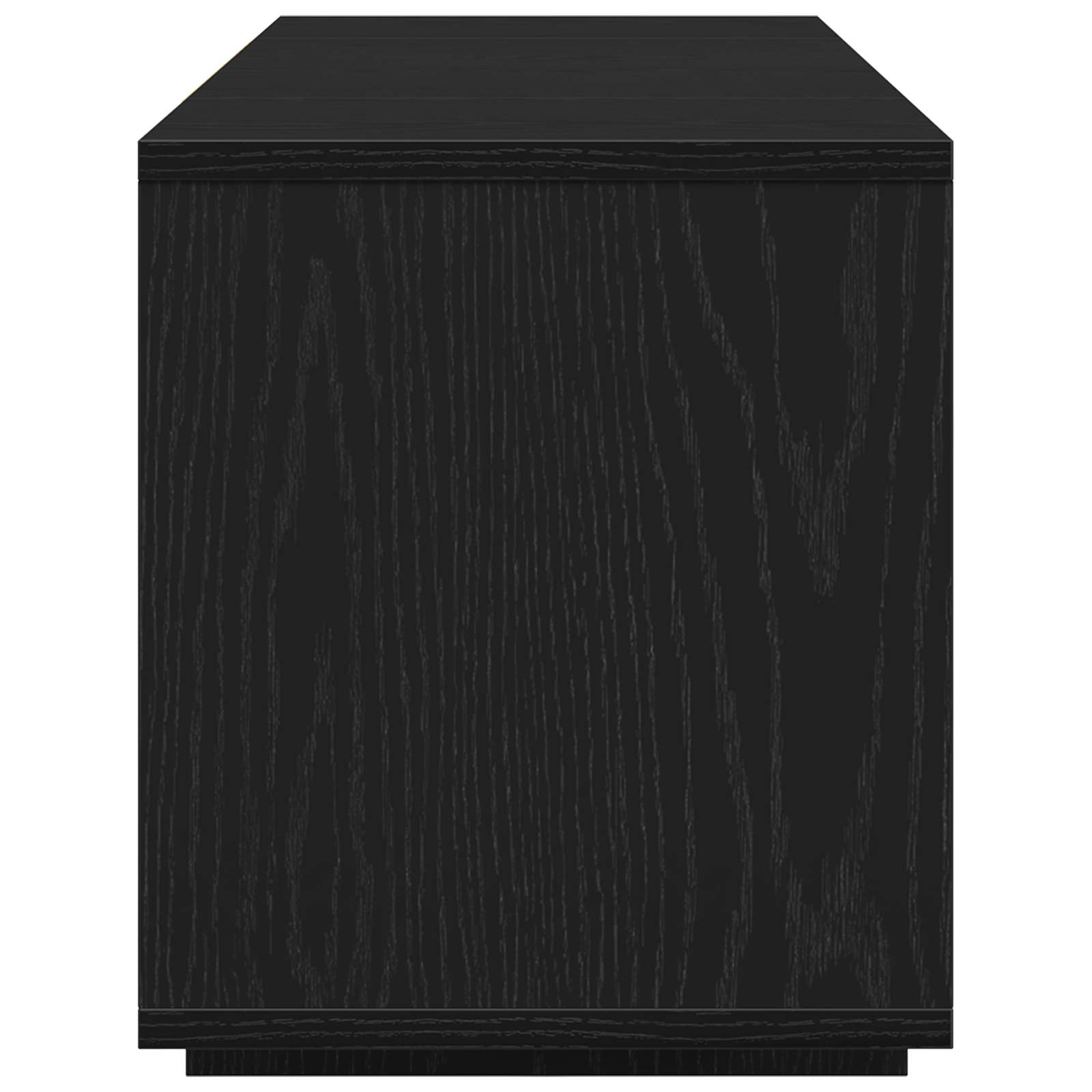 vidaXL Szafka pod telewizor Czarny Dąb 120 x 30 x 40,5 cm