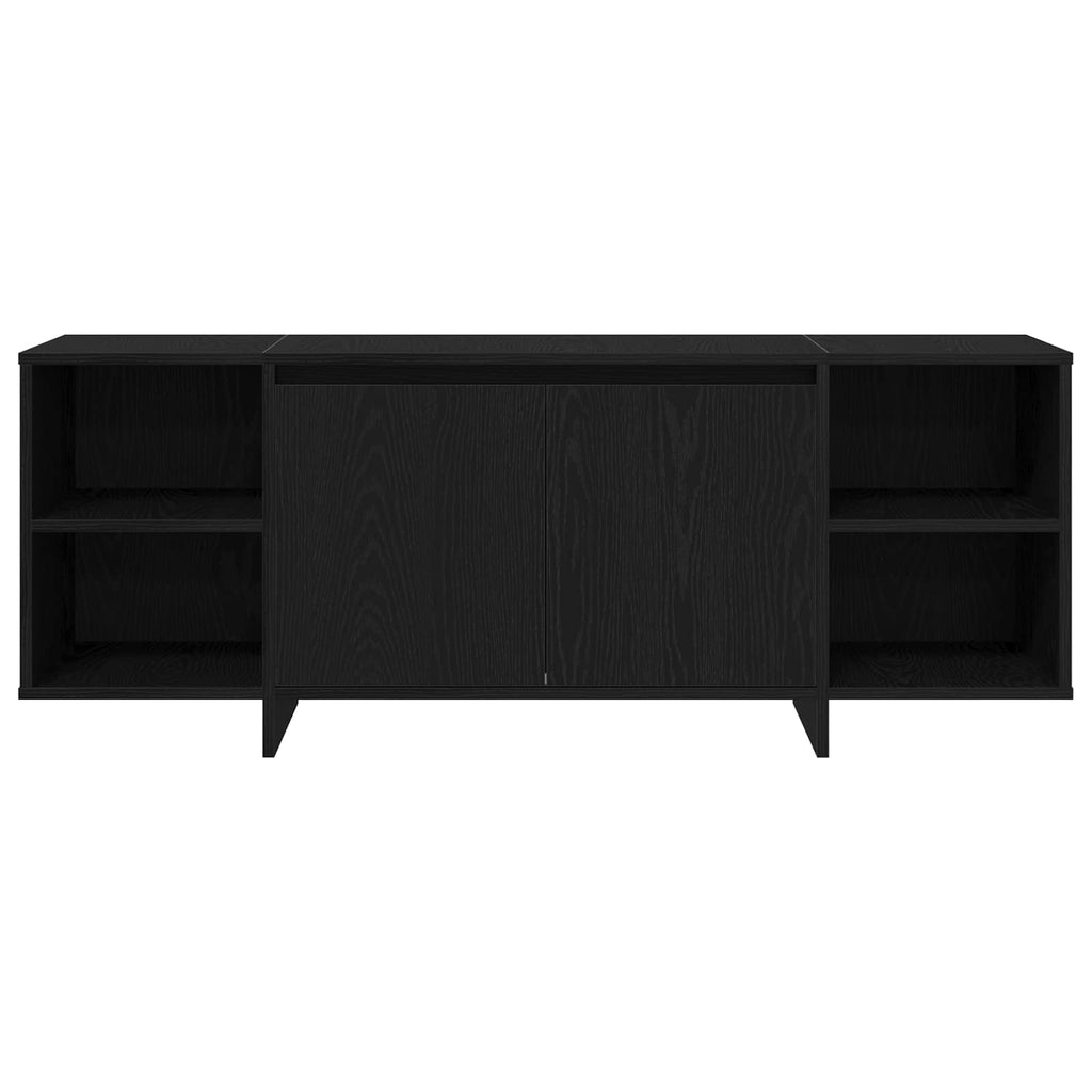 vidaXL Szafka pod telewizor 130 x 35 x 50 cm Czarny dąb
