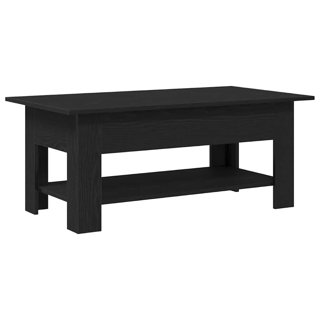 vidaXL Stolik kawowy Czarny Dąb 102 x 55 x 42 cm