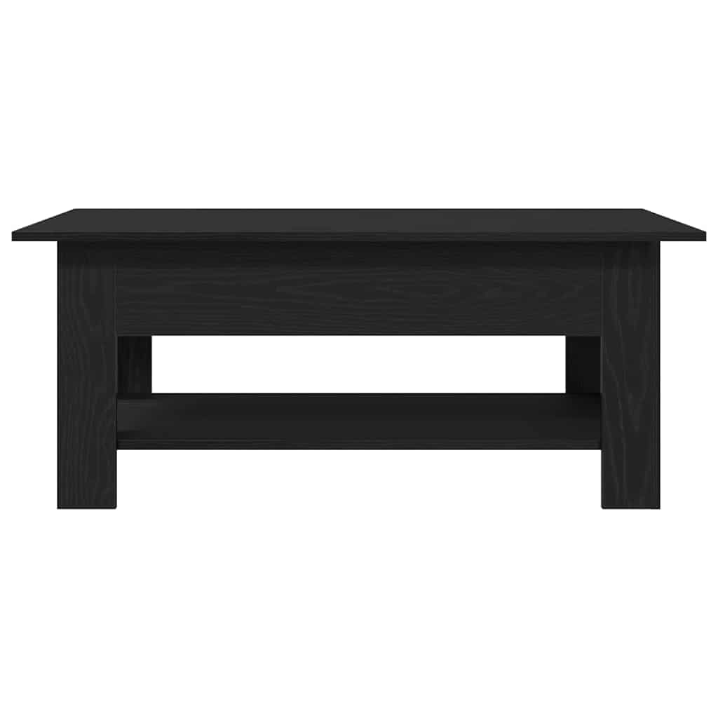 vidaXL Stolik kawowy Czarny Dąb 102 x 55 x 42 cm