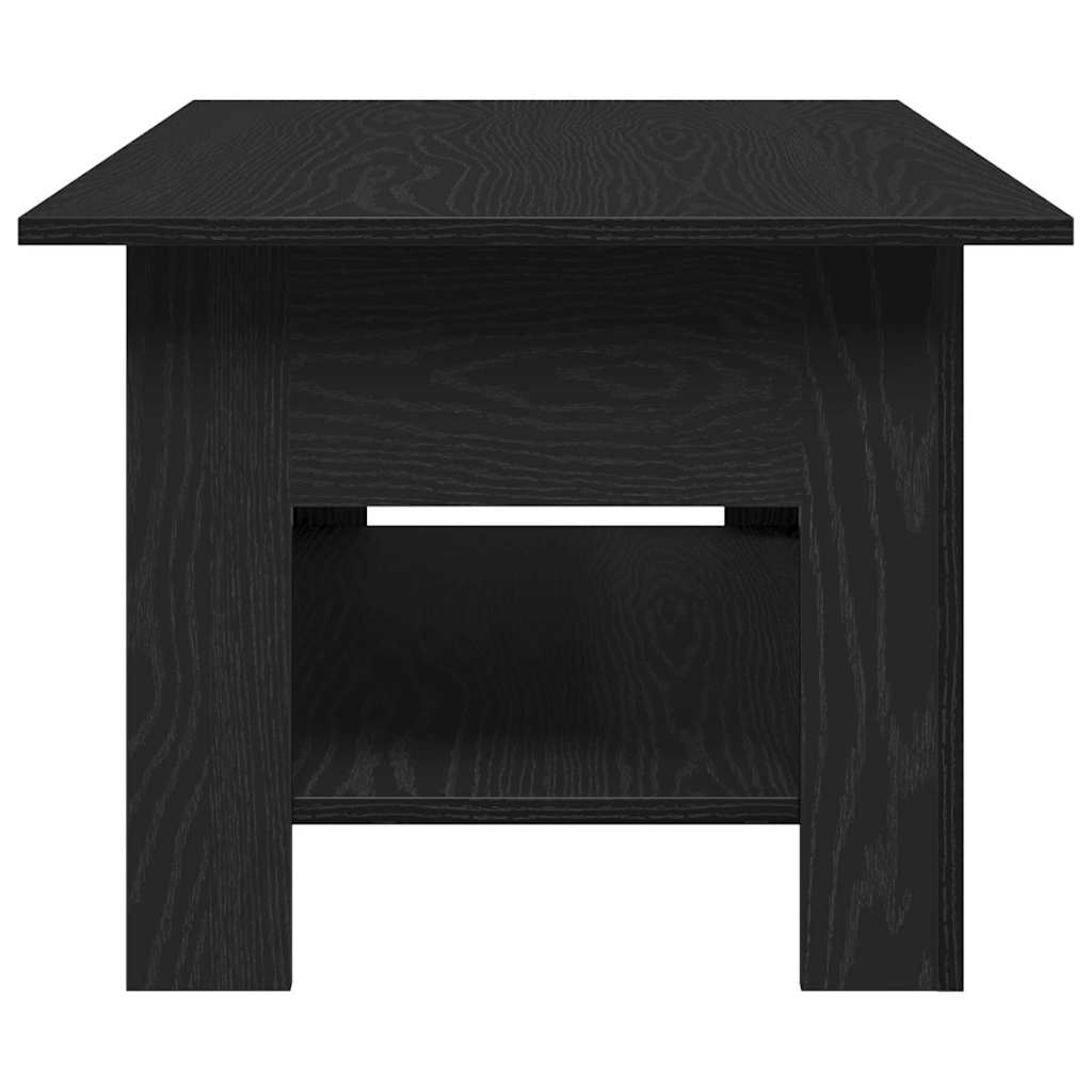 vidaXL Stolik kawowy Czarny Dąb 102 x 55 x 42 cm
