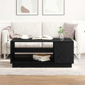 vidaXL Stolik kawowy Czarny Dąb 102 x 55 x 43 cm