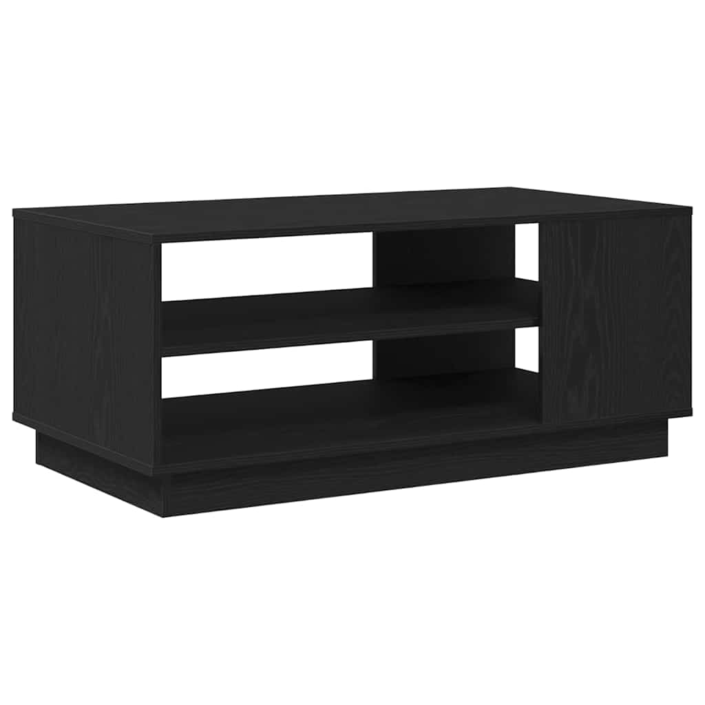vidaXL Stolik kawowy Czarny Dąb 102 x 55 x 43 cm