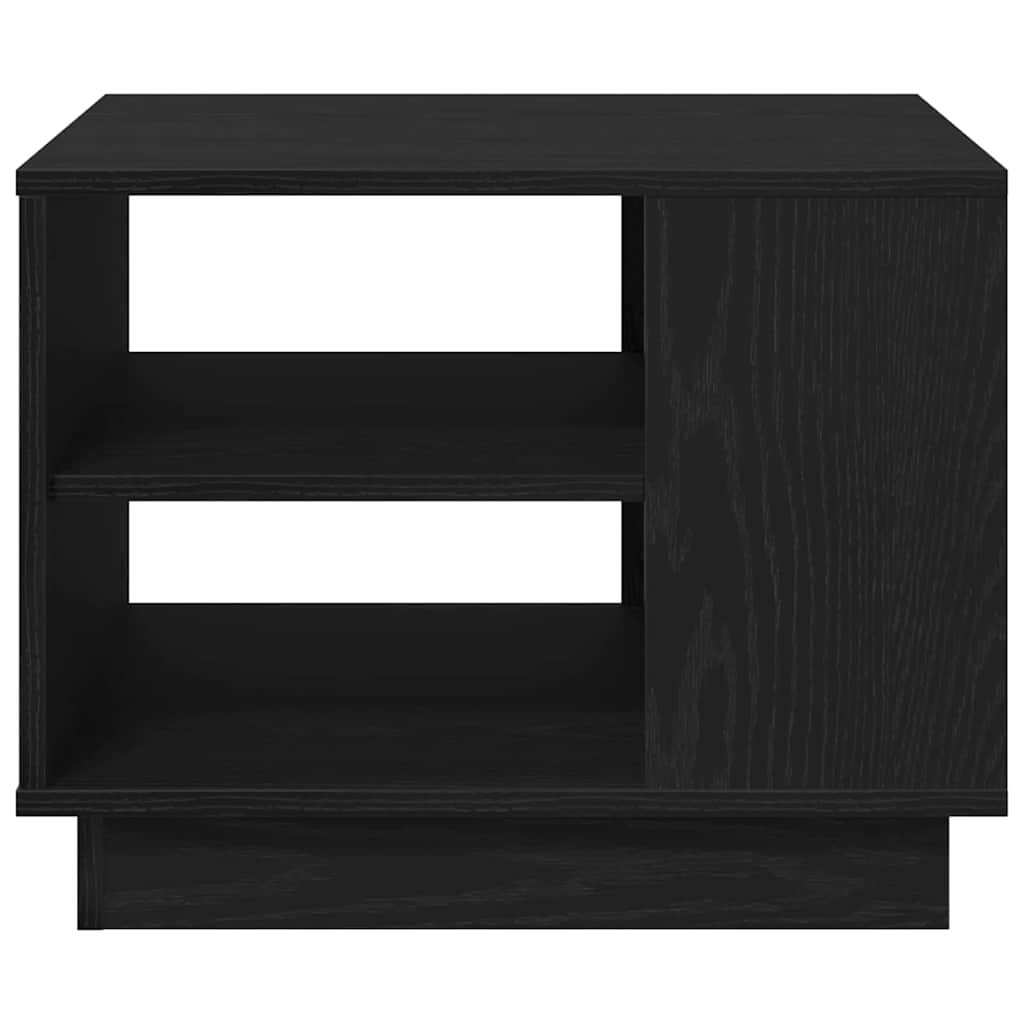 vidaXL Stolik kawowy Czarny Dąb 55 x 55 x 42 cm