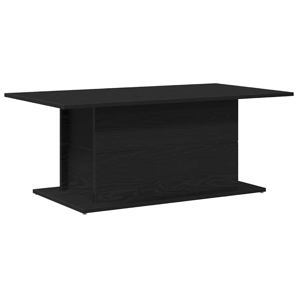 vidaXL Stolik kawowy Czarny Dąb 102 x 55,5 x 40 cm
