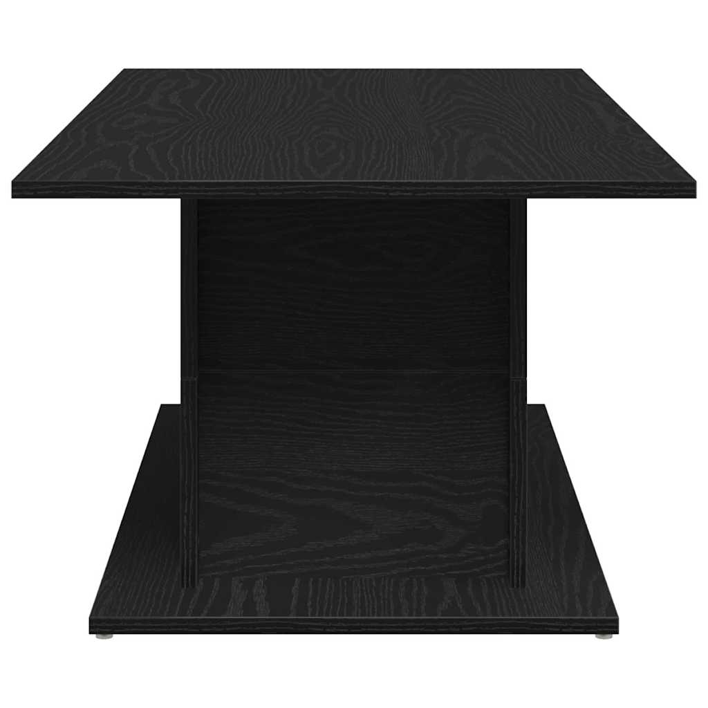 vidaXL Stolik kawowy Czarny Dąb 102 x 55,5 x 40 cm