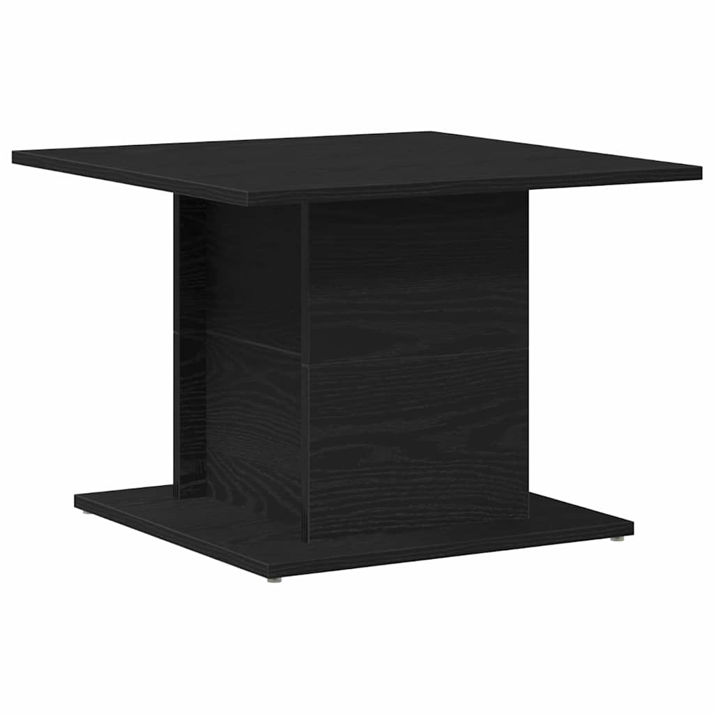 vidaXL Stolik kawowy Czarny Dąb 55,5 x 55,5 x 40 cm