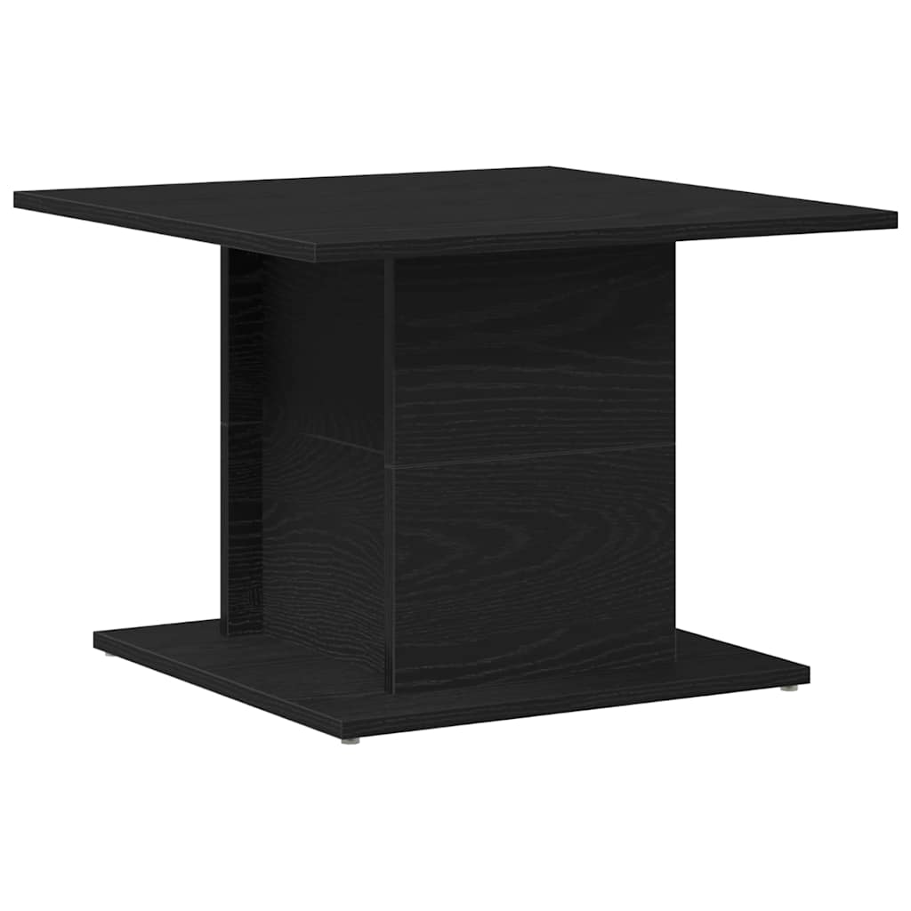 vidaXL Stolik kawowy Czarny Dąb 55,5 x 55,5 x 40 cm
