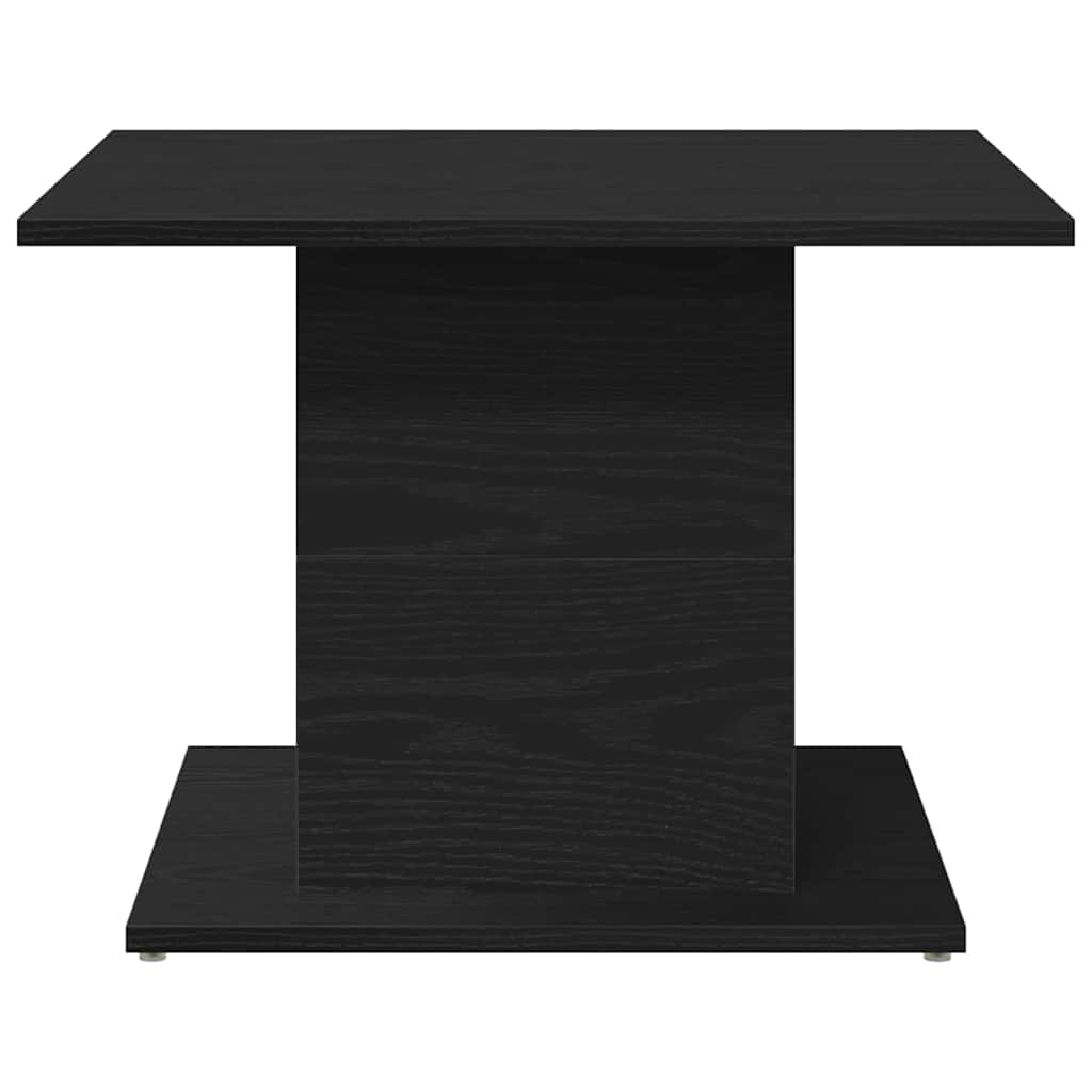 vidaXL Stolik kawowy Czarny Dąb 55,5 x 55,5 x 40 cm