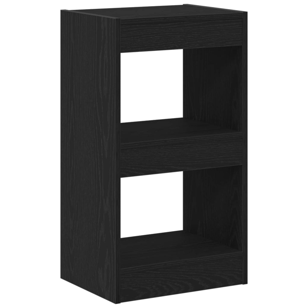vidaXL Szafka na książki Czarny Dąb 40 x 30 x 71,5 cm