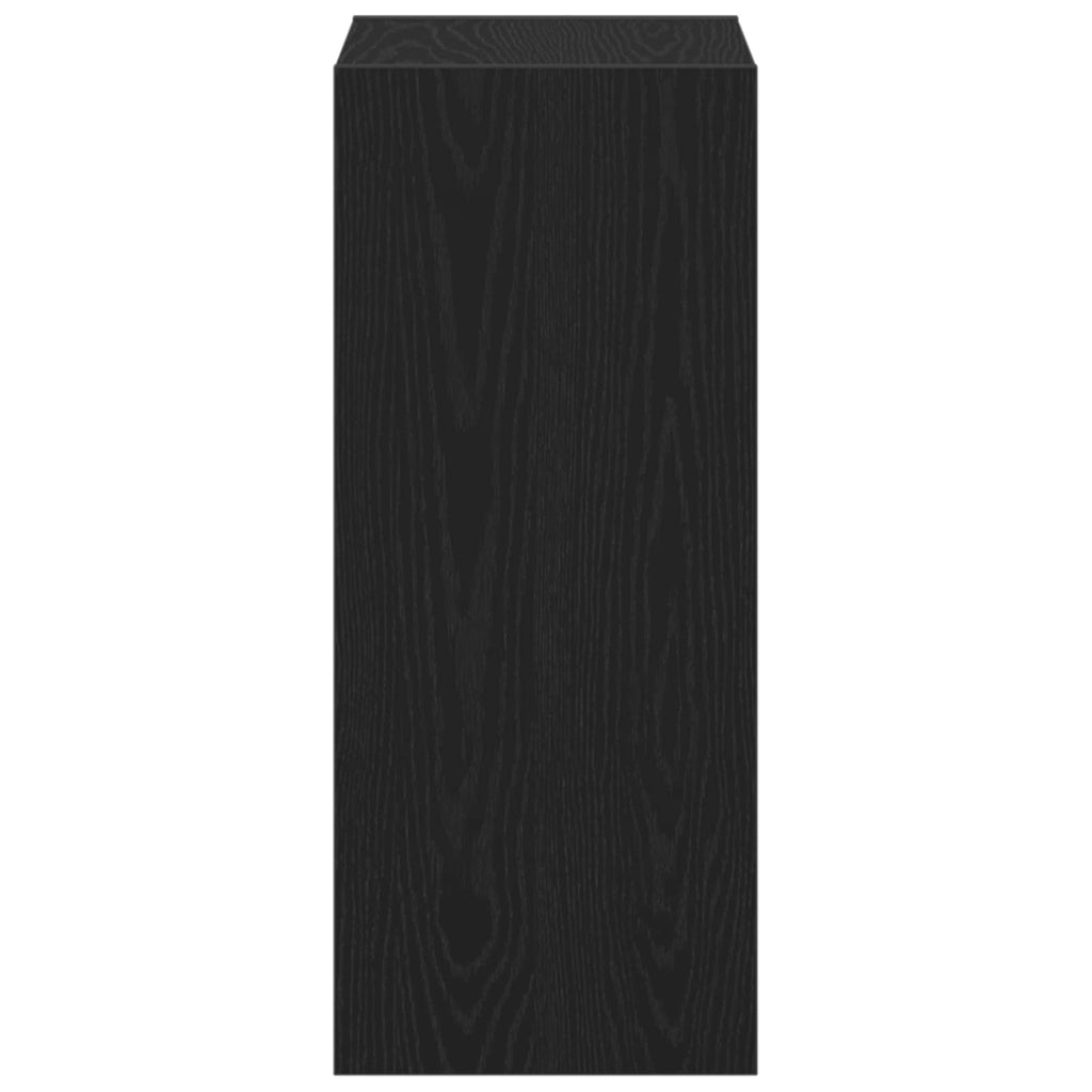 vidaXL Szafka na książki Czarny Dąb 40 x 30 x 71,5 cm