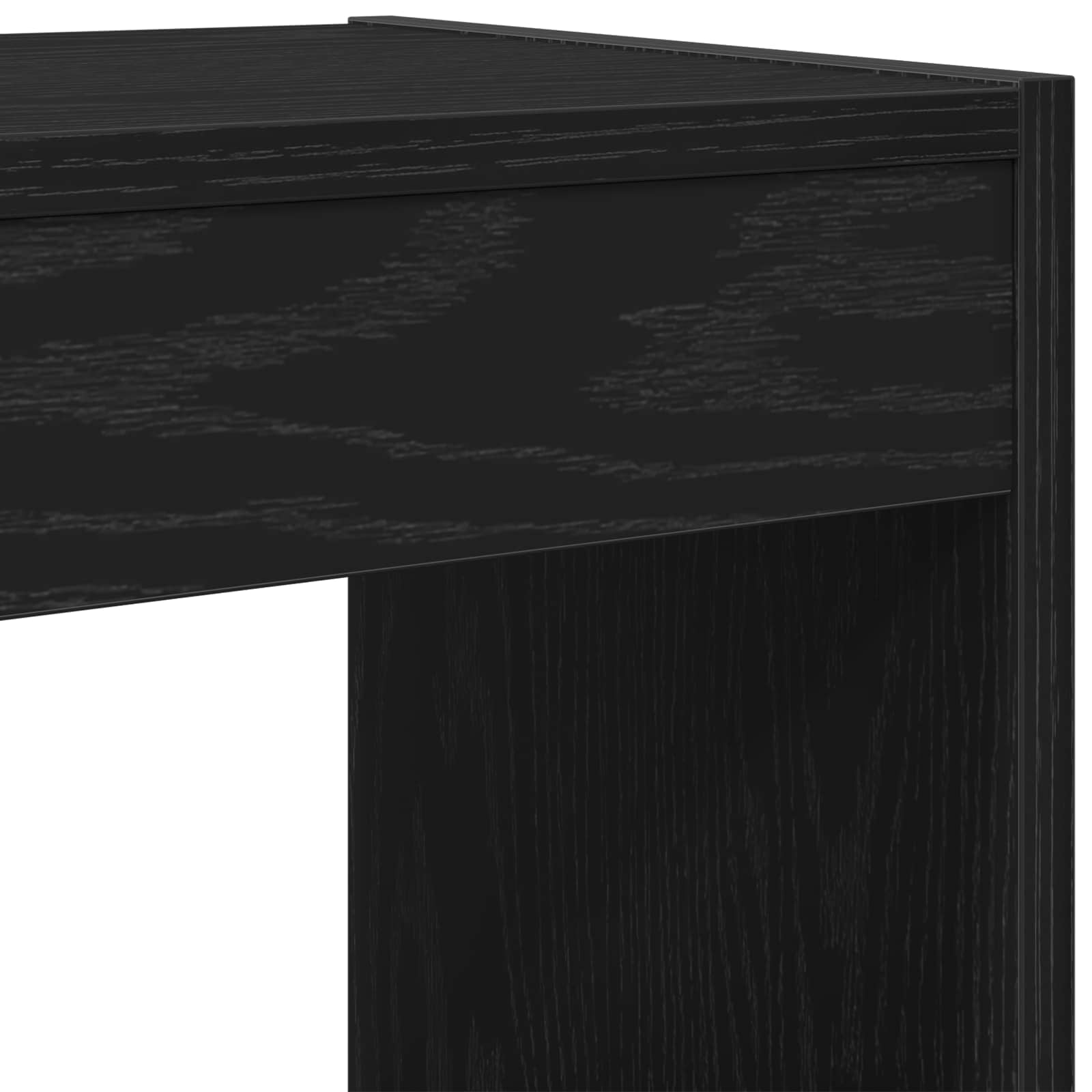 vidaXL Szafka na książki Czarny Dąb 40 x 30 x 198 cm