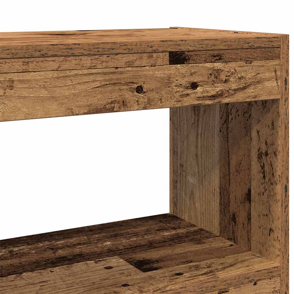 vidaXL Półka na książki Stare drewno 100 x 30 x 72 cm