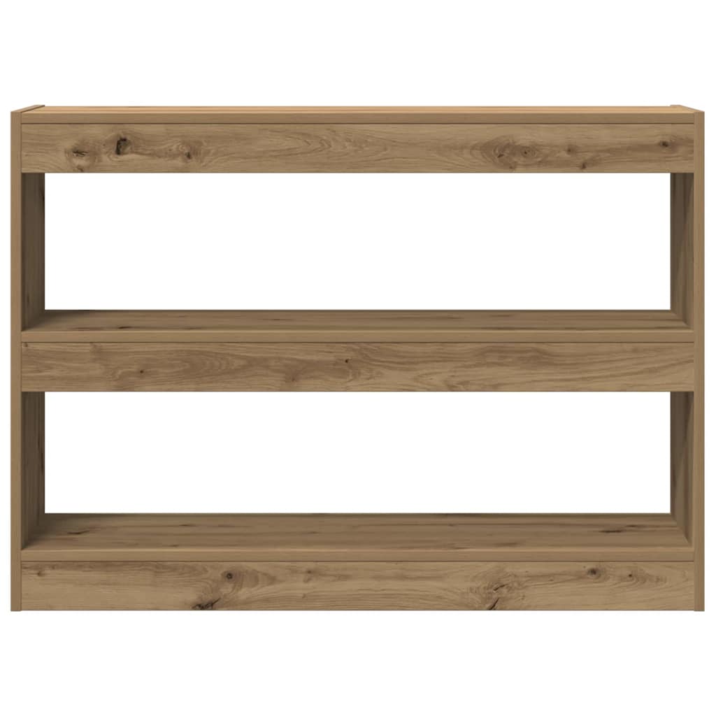vidaXL Półka na książki 2 poziomy 100 x 30 x 72 cm Drewno inżynieryjne