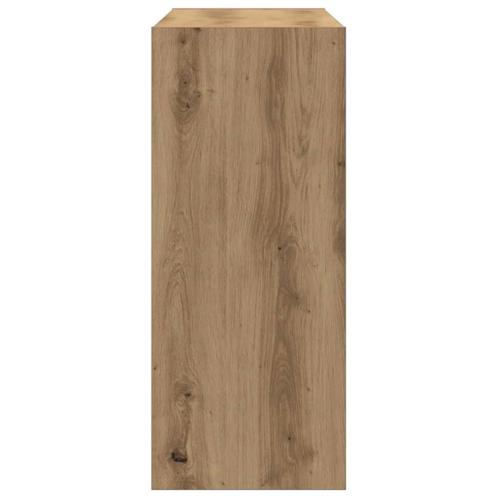 vidaXL Półka na książki 2 poziomy 100 x 30 x 72 cm Drewno inżynieryjne