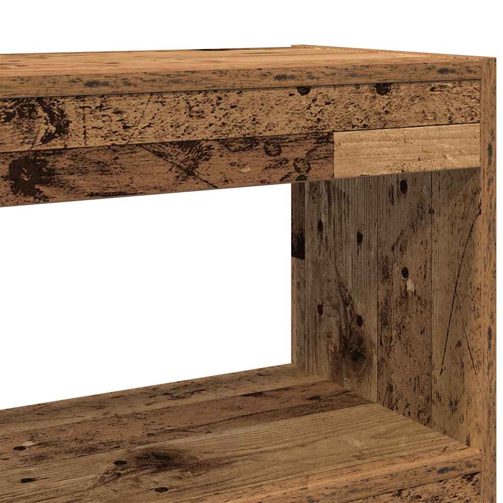 vidaXL Szafka na książki Stare drewno 100 x 30 x 103 cm