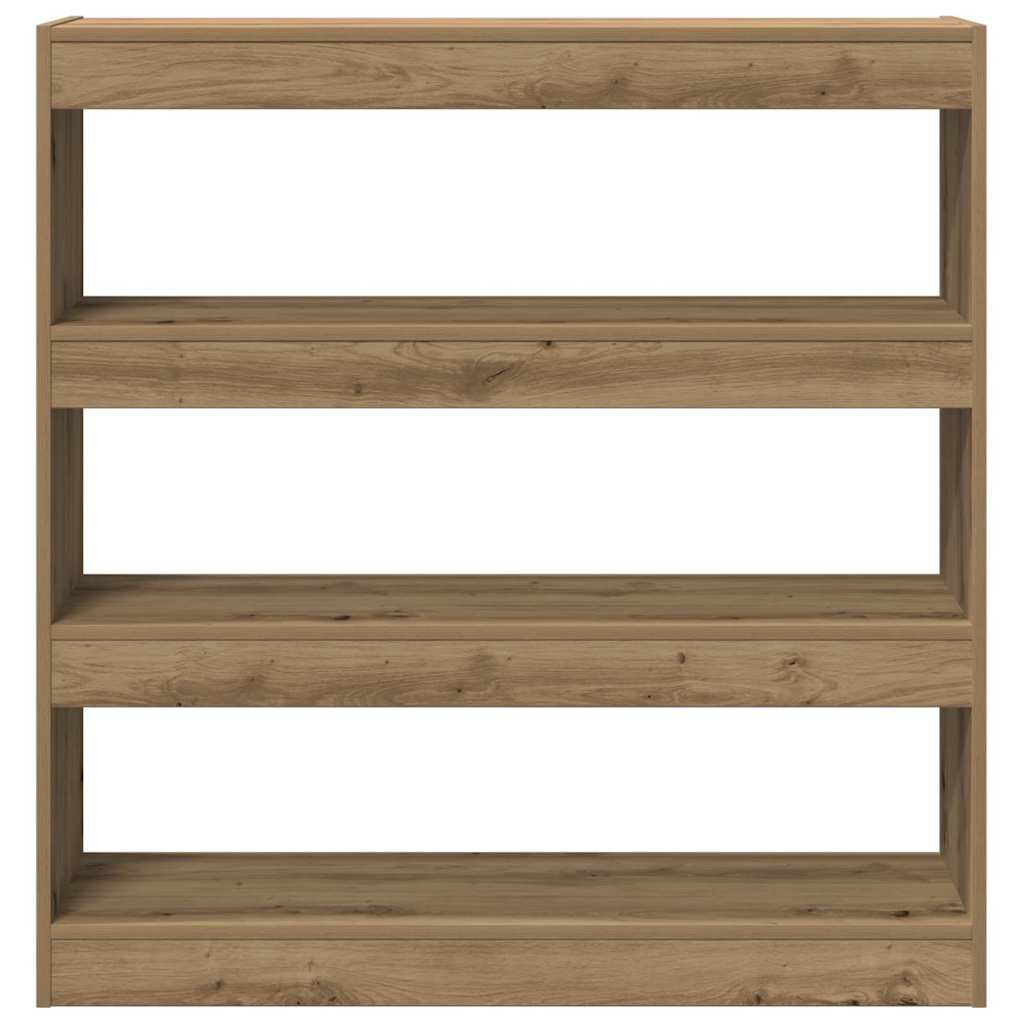 vidaXL Szafka na książki 3 poziomy 100 x 30 x 103 cm dąb artisan