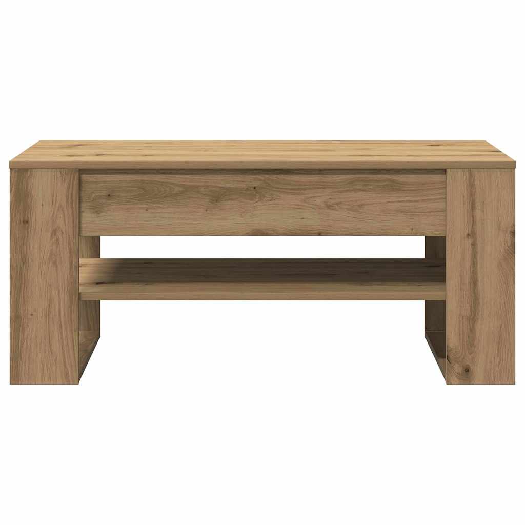 vidaXL Stolik kawowy Dąb rzemieślniczy 102 x 55 x 45 cm