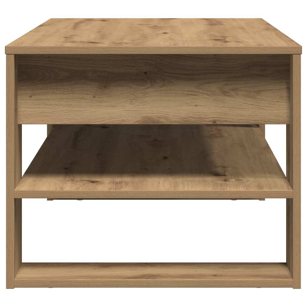 vidaXL Stolik kawowy Dąb rzemieślniczy 102 x 55 x 45 cm