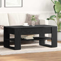 vidaXL Stolik kawowy Czarny Dąb 102 x 55 x 45 cm