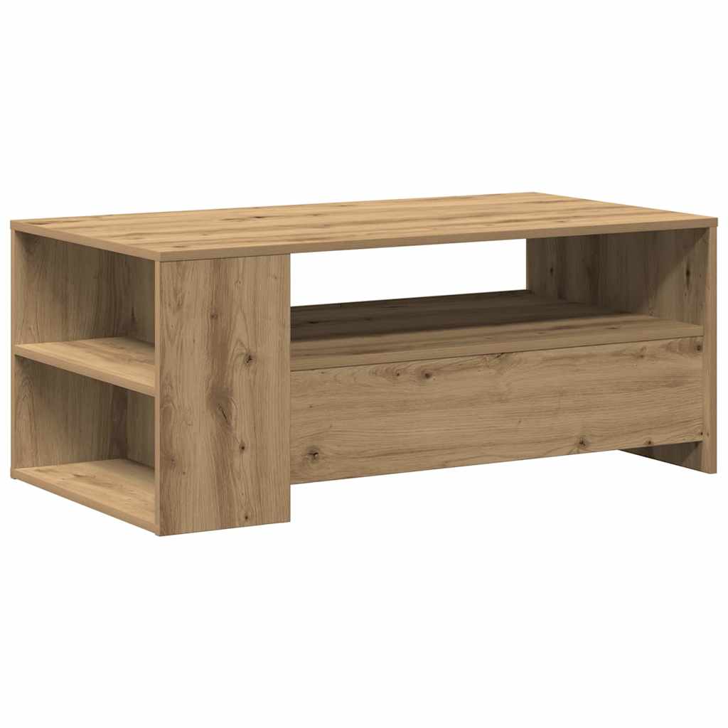 vidaXL Stolik kawowy Dąb rzemieślniczy 102 x 55 x 43,5 cm