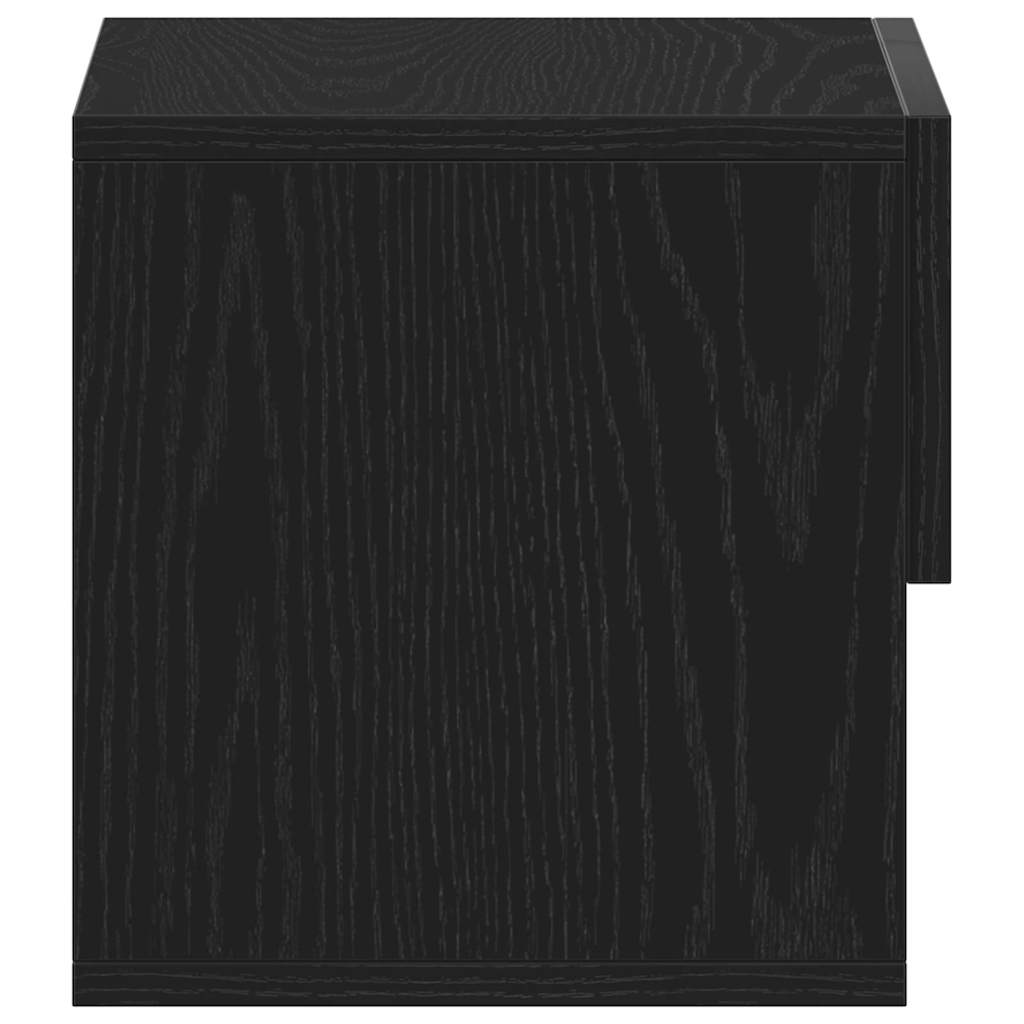 vidaXL Szafka Nocna z szufladą 2 pcs Czarny Dąb 46 x 30 x 30 cm