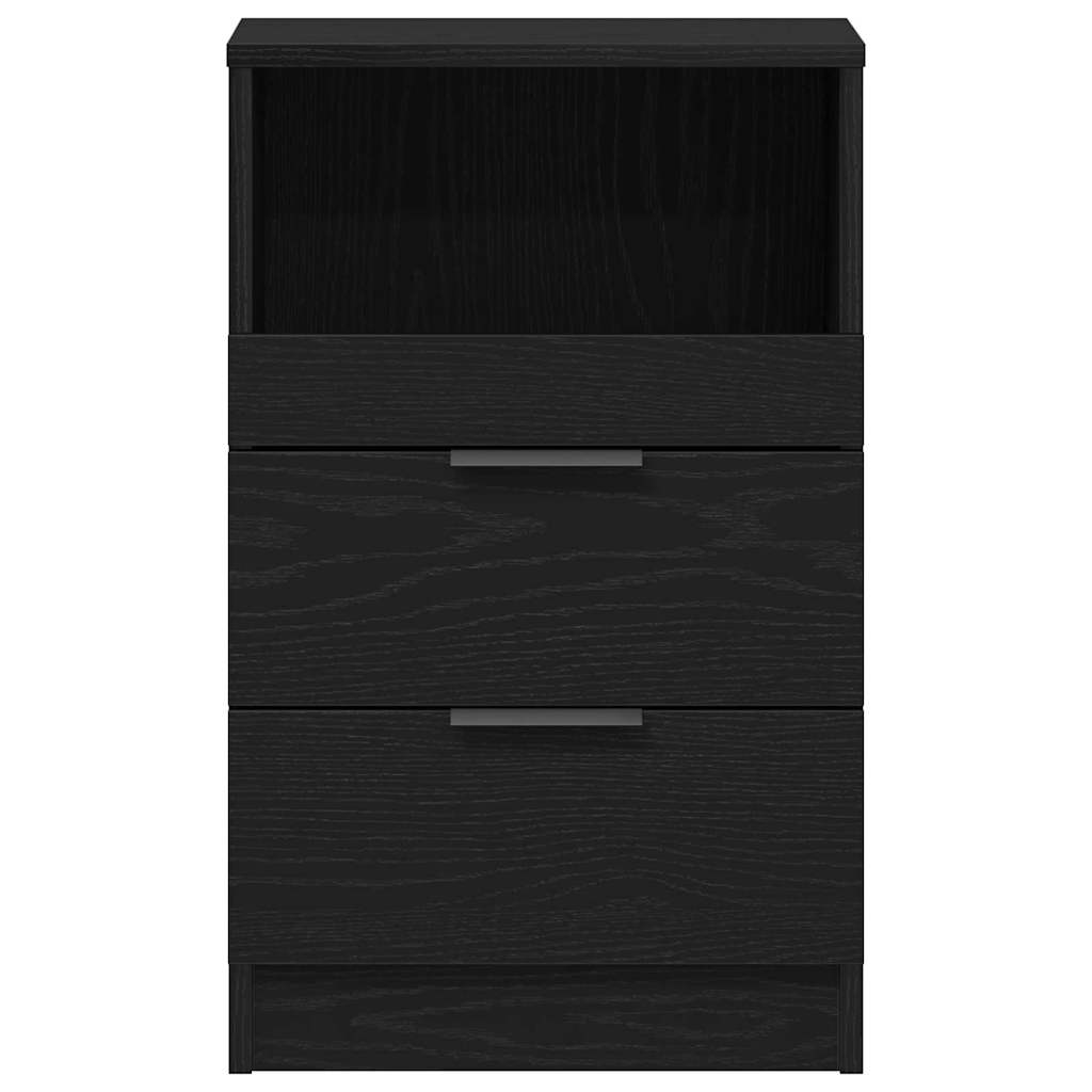 vidaXL Szafka Nocna Czarny Dąb 40 x 35 x 65 cm Materiał drewnopochodny