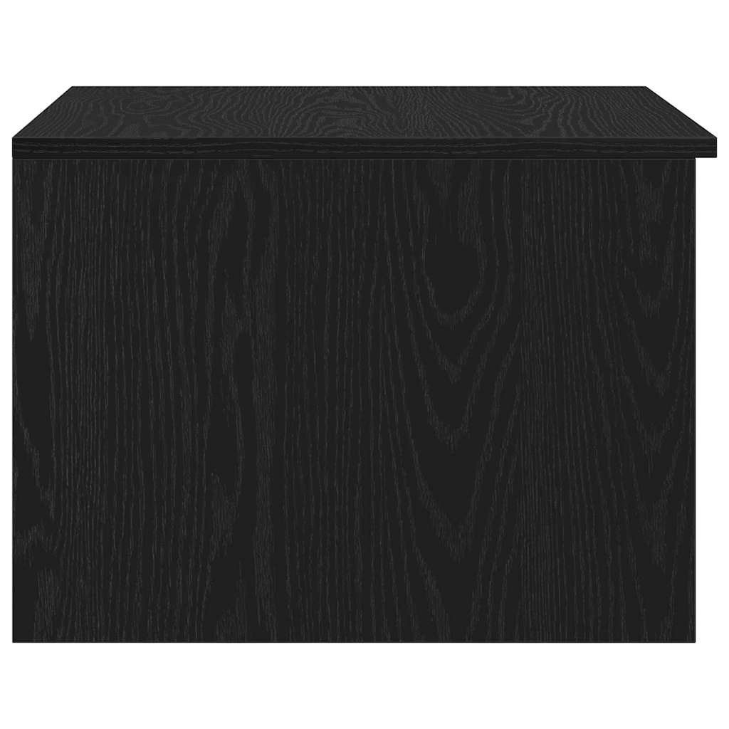vidaXL Stolik kawowy with Drawer Czarny dąb 50 x 50 x 36 cm