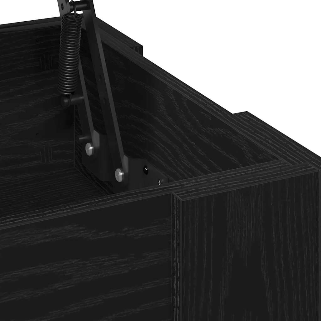 vidaXL Stolik kawowy Czarny dąb 101 x 49 x 52 cm